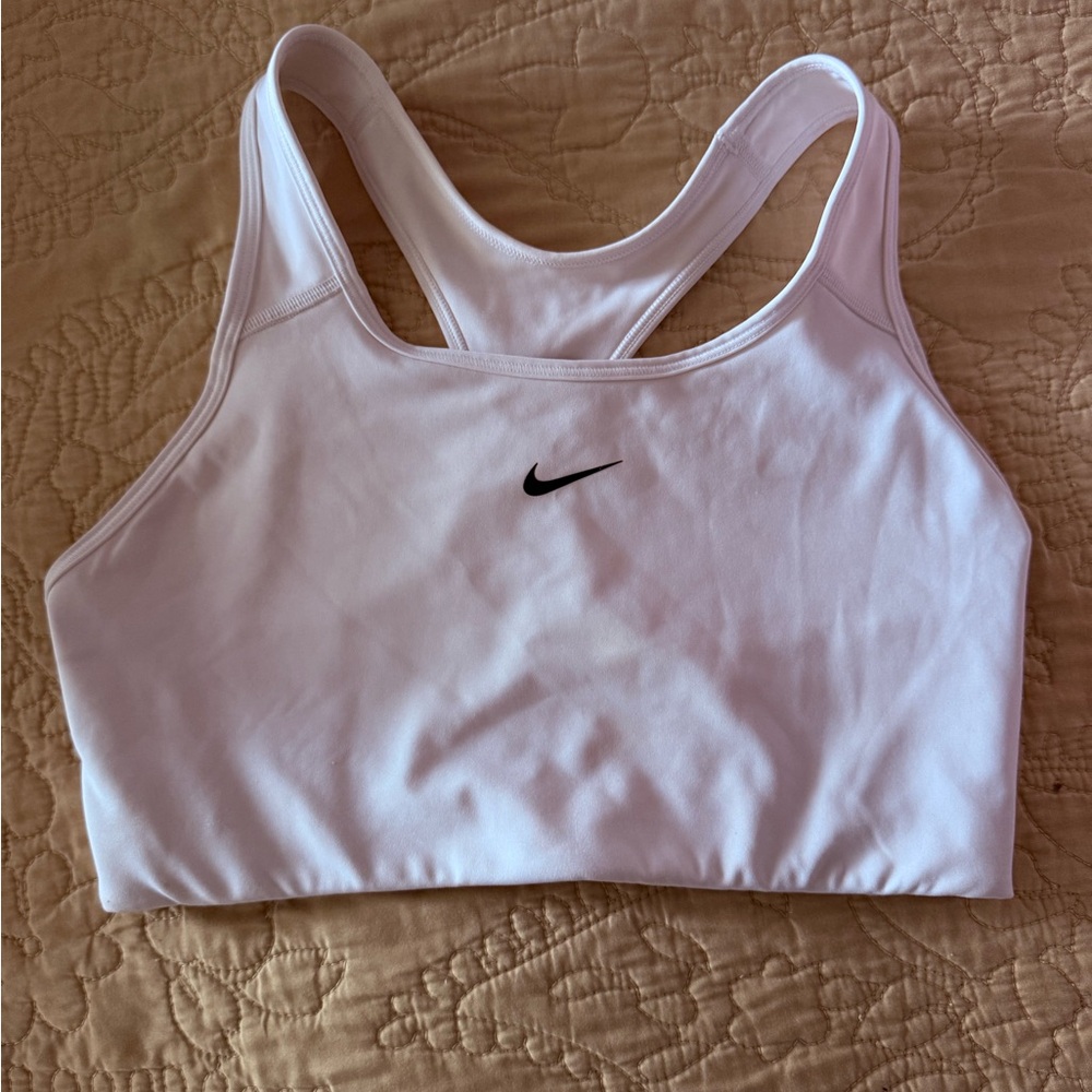 Nike White Sports Bra